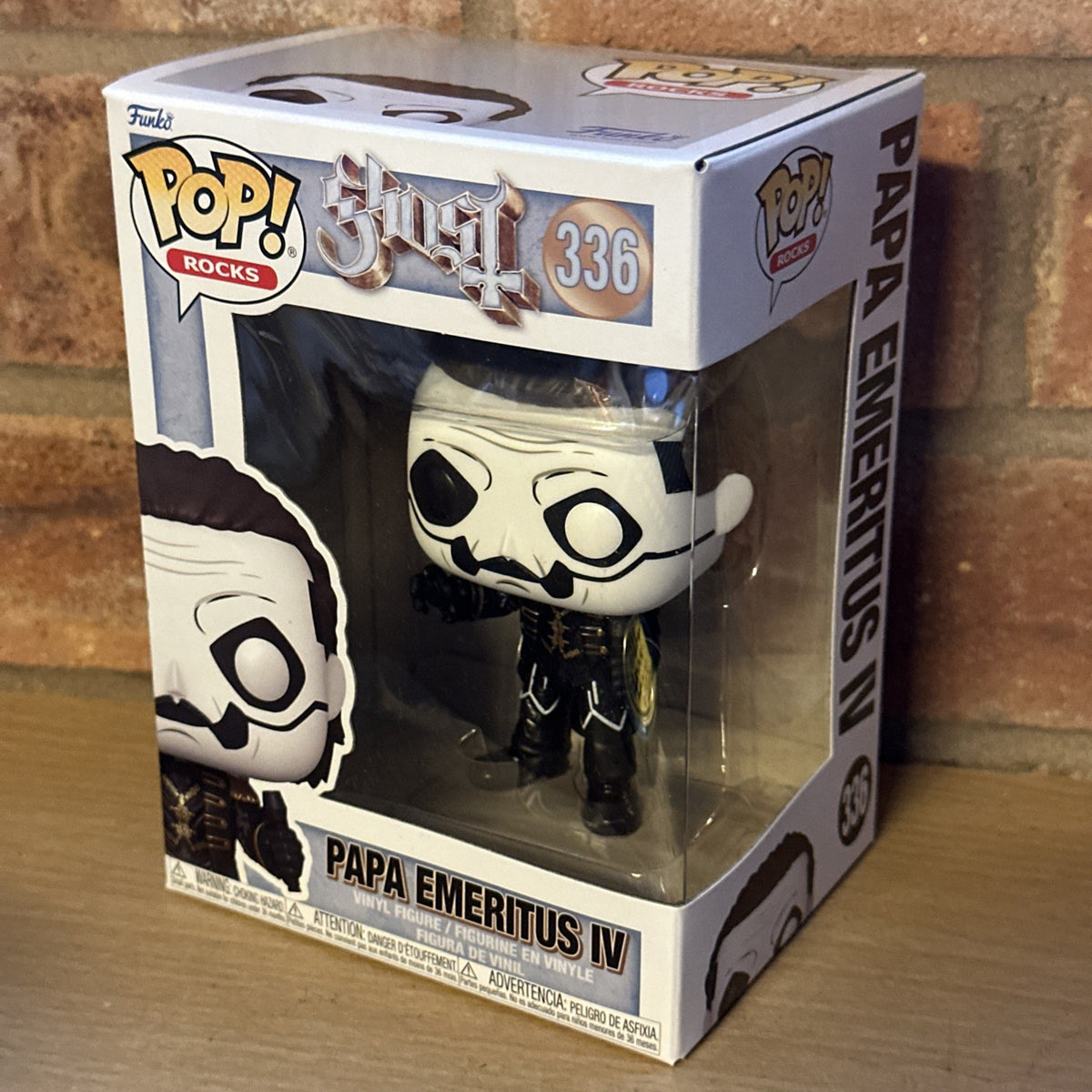 Funko GHOST Papa Emeritus IV Bat Outfit POP Rocks Figure 336 Fan Collectable0