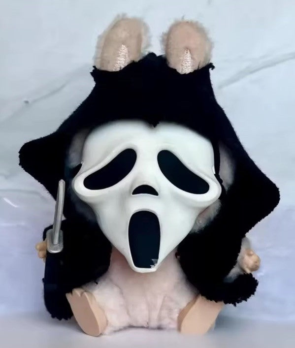 Ghost Face  LABUBU Horror Scream Doll Dress Up Costume Shoes Knife Mask NO DOLL2