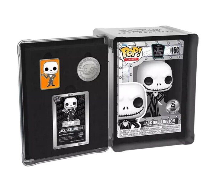 Funko POP! Classics Jack Skellington Funko 25TH Anniversary Hard Sealed Case