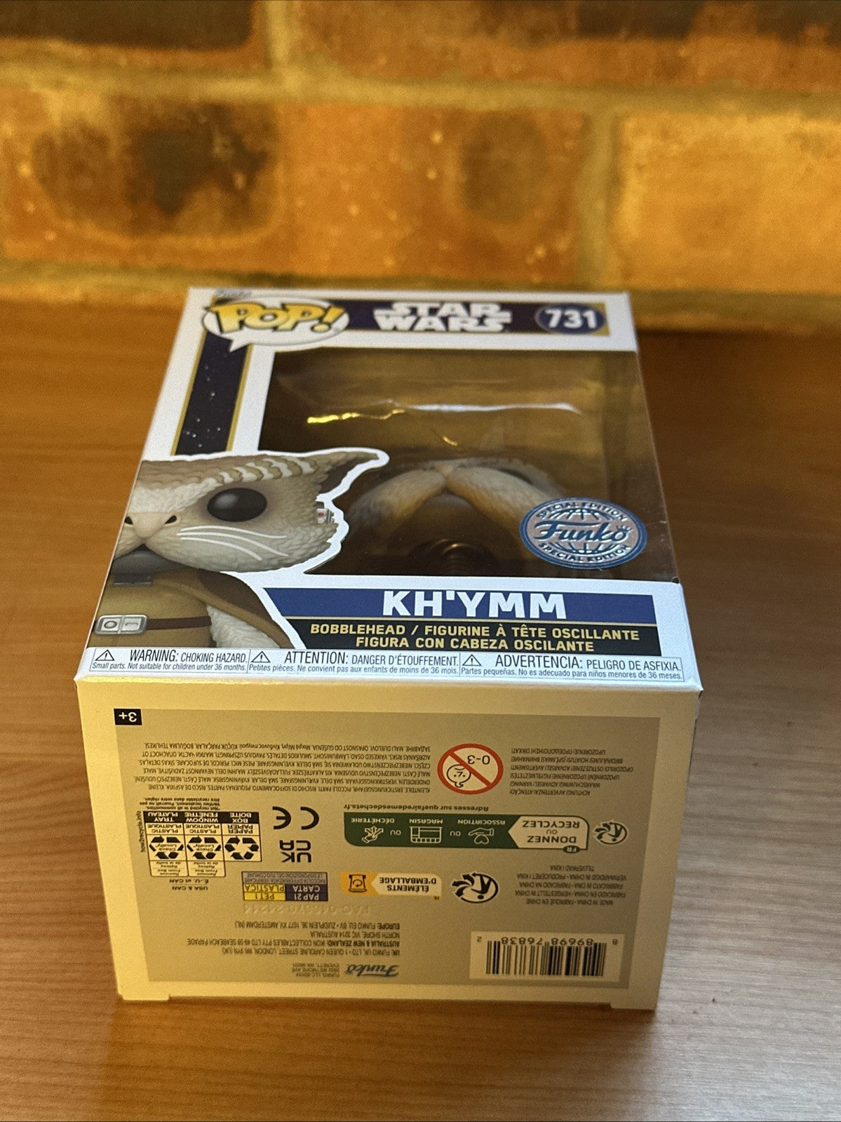 Funko Pop Star Wars Kh'ymm Skeleton Crew Exclusive Sticker Import #731