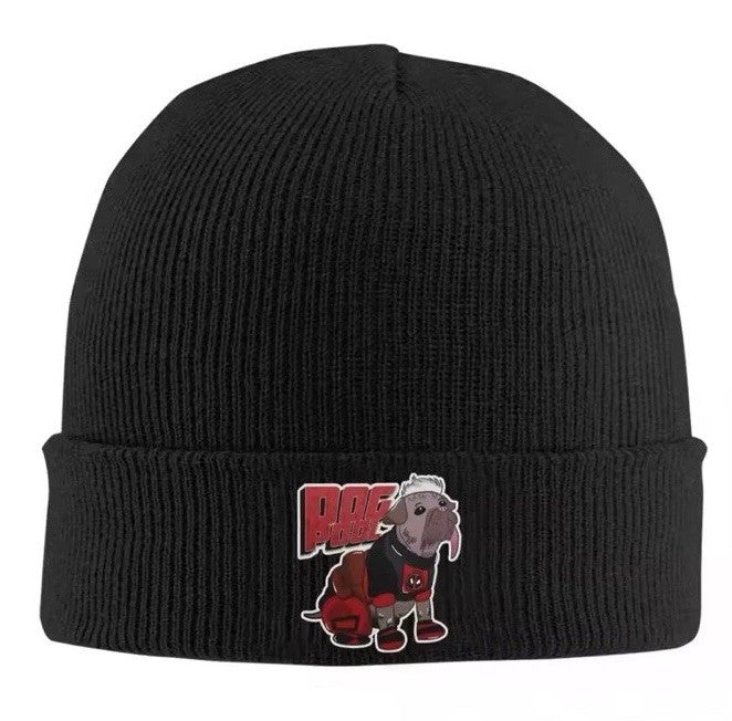 Deadpool Dogpool Beanie Hat Movie Hat Marvel Inspired Embroidered Beanie Gift0