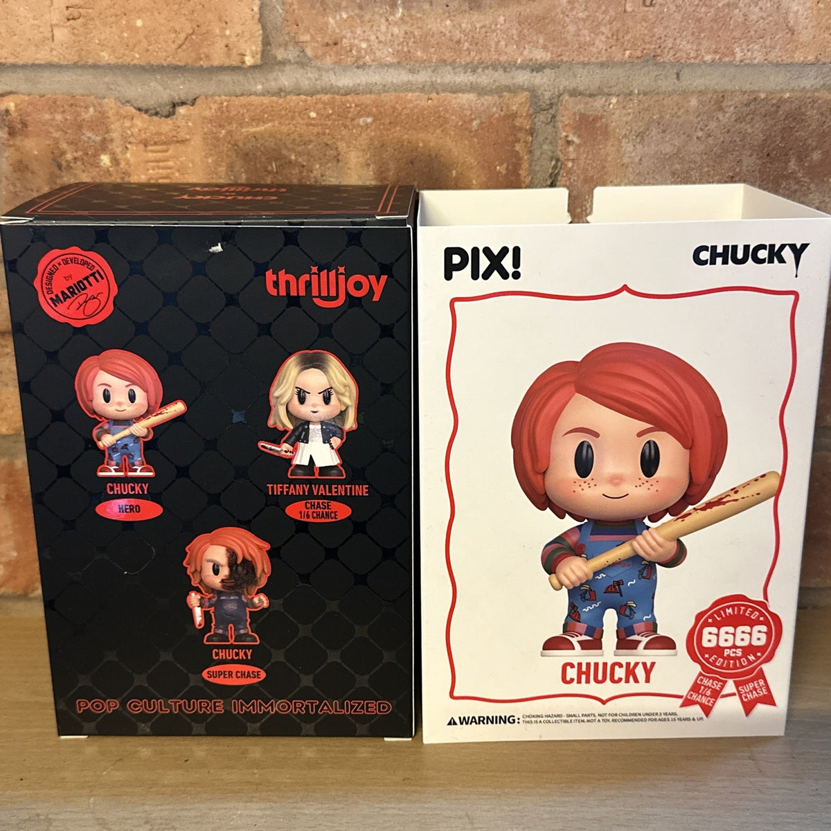 THRILLJOY PIX! 2025 CHUCKY WITH BASEBALL BAT  LIMITED 6666 pcs  UK SELLER .2