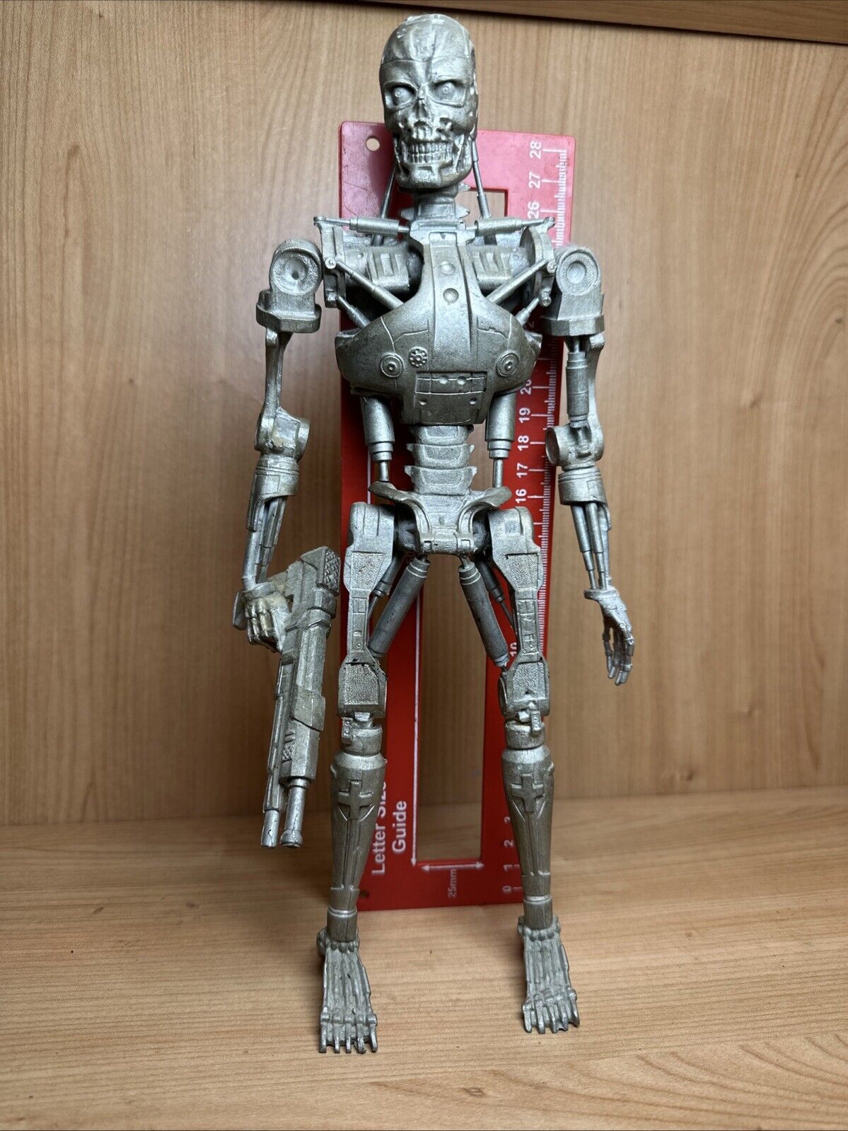 Hand Sculpted Metal Terminator ENDOSKELETON T800 30cm Schwarzenegger Comic Con