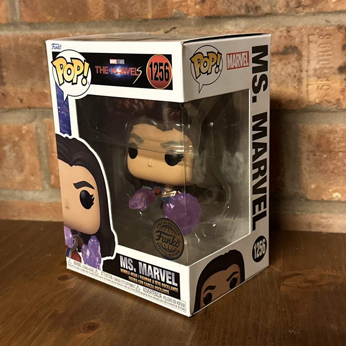 Funko Pop! The Marvels – Ms. Marvel #1256 Exclusive Vinyl Figure Import0