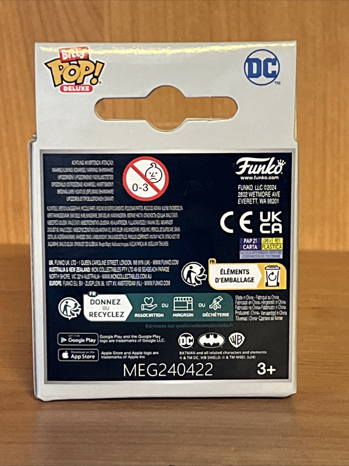 Funko Bitty Pop Deluxe 23 Batman (Hush) Dc Bittyverse 1st ed  Gift Collect 21