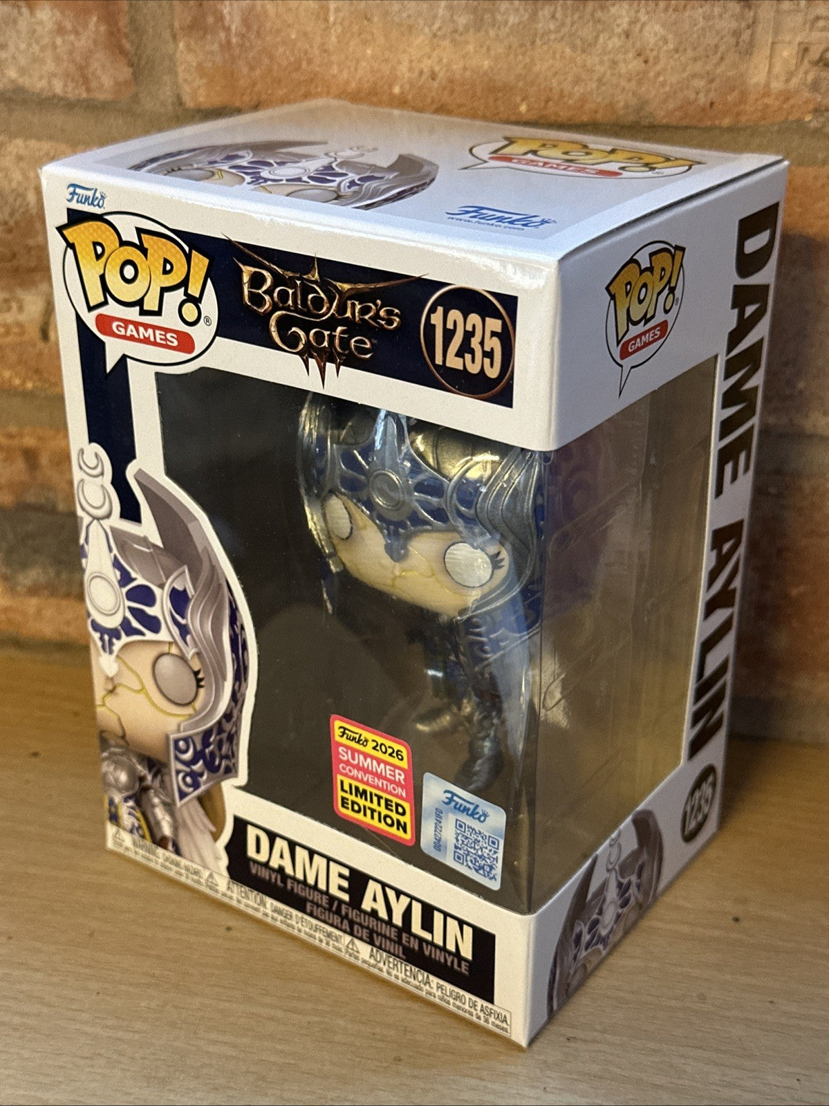 Funko Baldurs Gate III Dame Aylin SDCC 2026 Exc Funko Pop #1235 Summer Con1