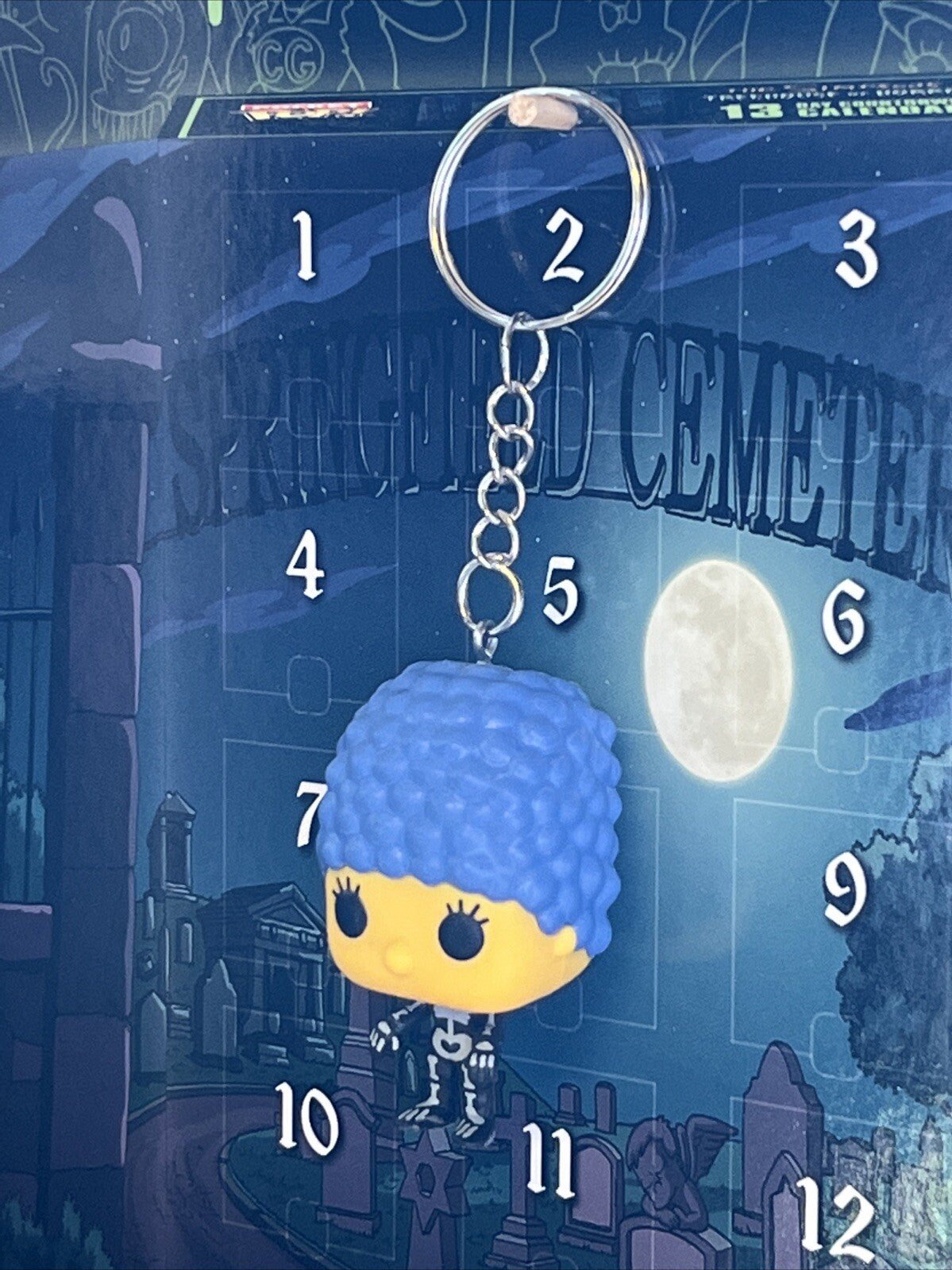 Funko THE SIMPSONS Key Ring HORROR SKELETON MARGE POP Keyring bag Keychain1