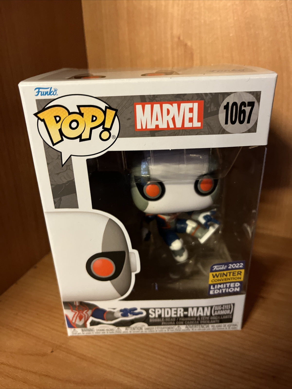 Funko Pop #1067 Spider-Man (Bug Eyes Armor) Vinyl Figurine, 2022 LTD EDT, BNIB0