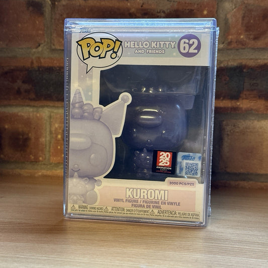 Hello Kitty Kuromi Purple Translucent Anime Expo Funko Pop #62 In Stock LE3k
