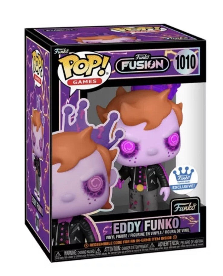 FREDDY FUNKO POP! EDDY FUNKO FUNKO FUSION Game Exclusive In STOCK NOW Code Exc4