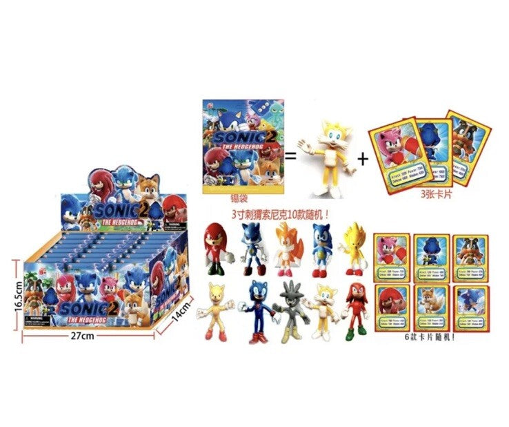 Sonic Collectible Figures Blind Bag Series Tails Eggman shadow netflix  Key Ring3