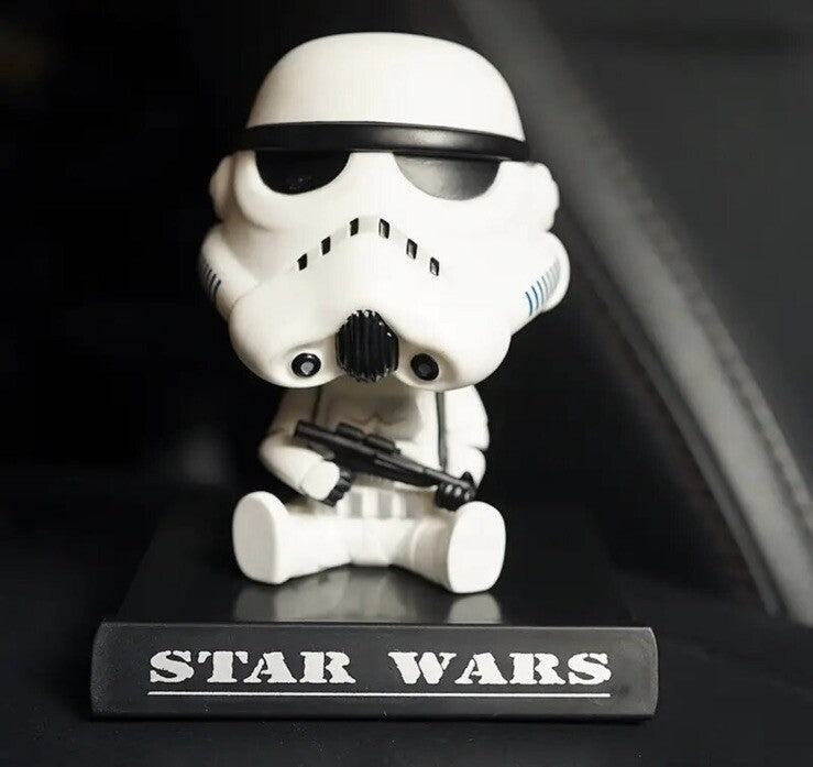 Star Wars 10cm Dc Stormtrooper Figure  Car Phone Stand Holder Boxed gift0