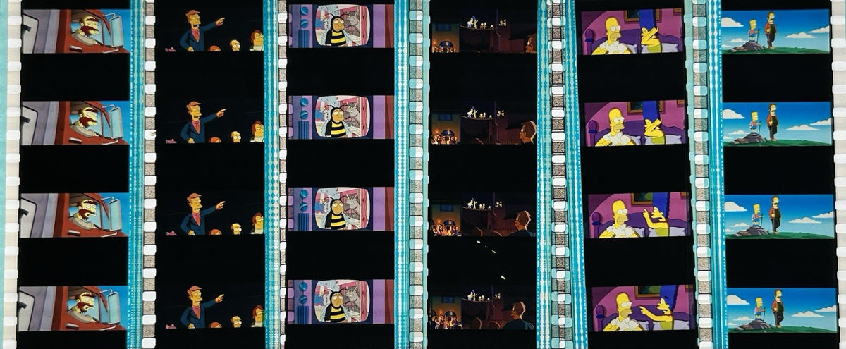 Simpsons Movie 25x Film Cell Cells Homer Scene Cartoon Collectible Unmounted0