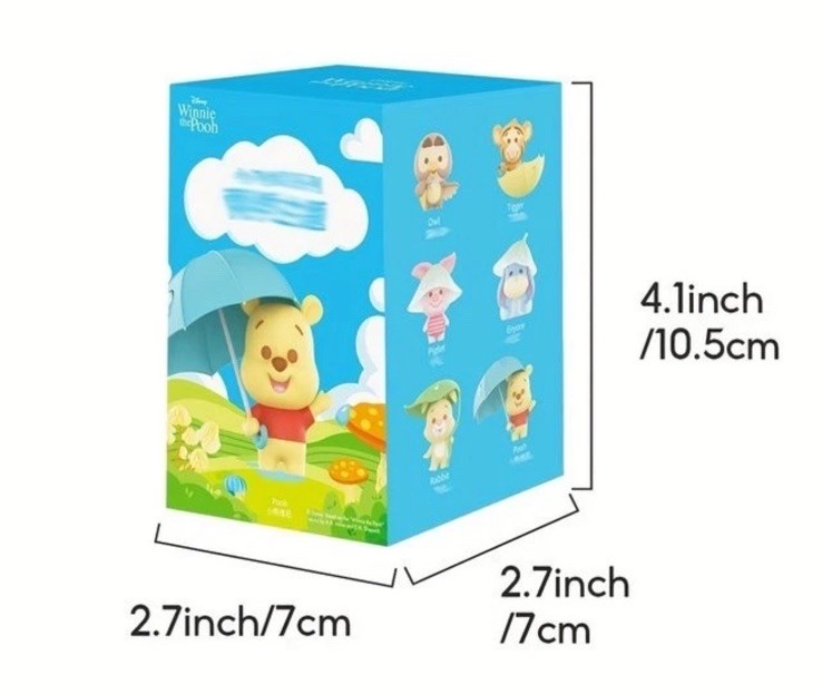 MINISO Disney Winnie the Pooh Rainy Season Blind Box Pop Mart Figure Toy - OWL3