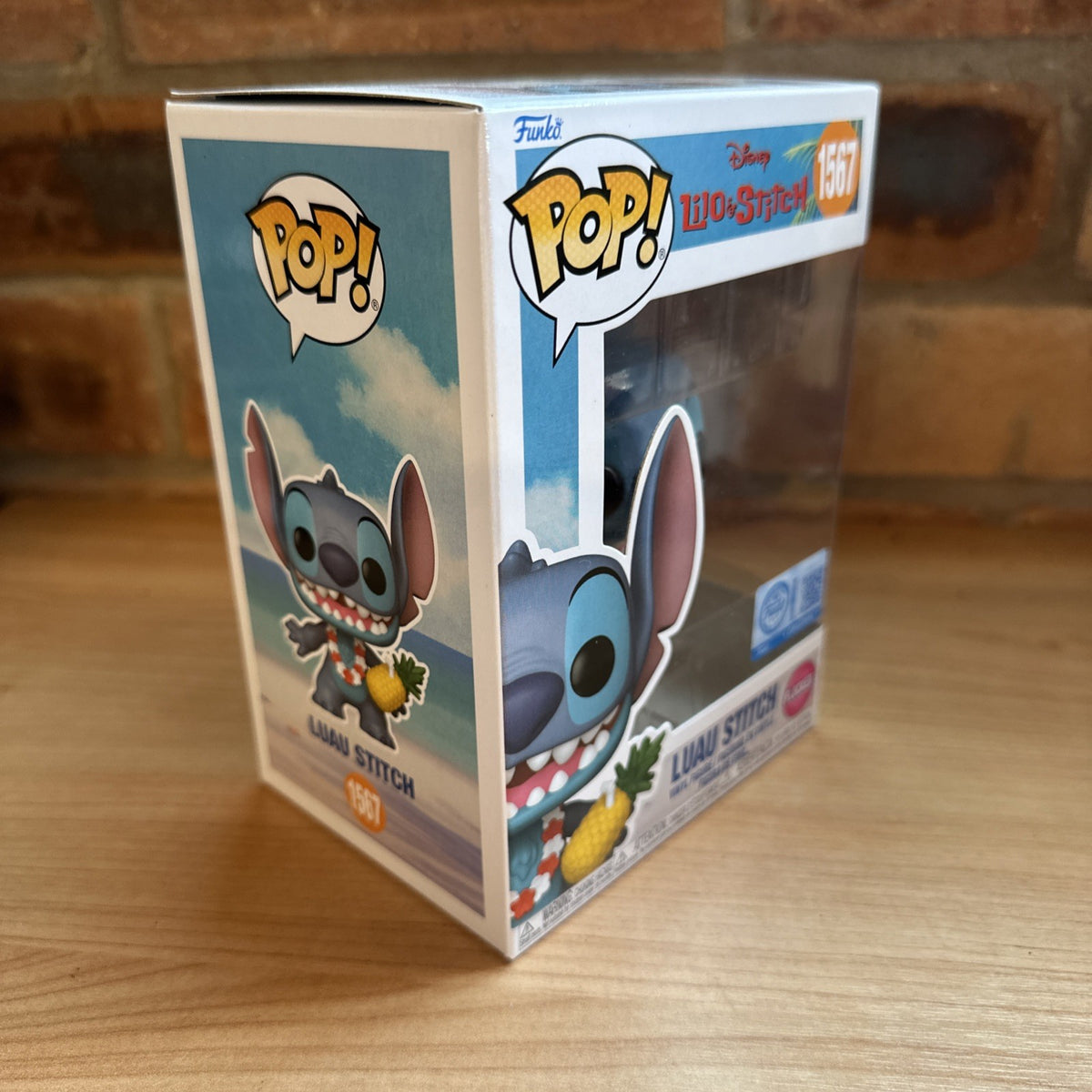 Funko POP Lilo & Stitch - Luau Stitch - Flocked With Pineapple Hot Ltd Ed1