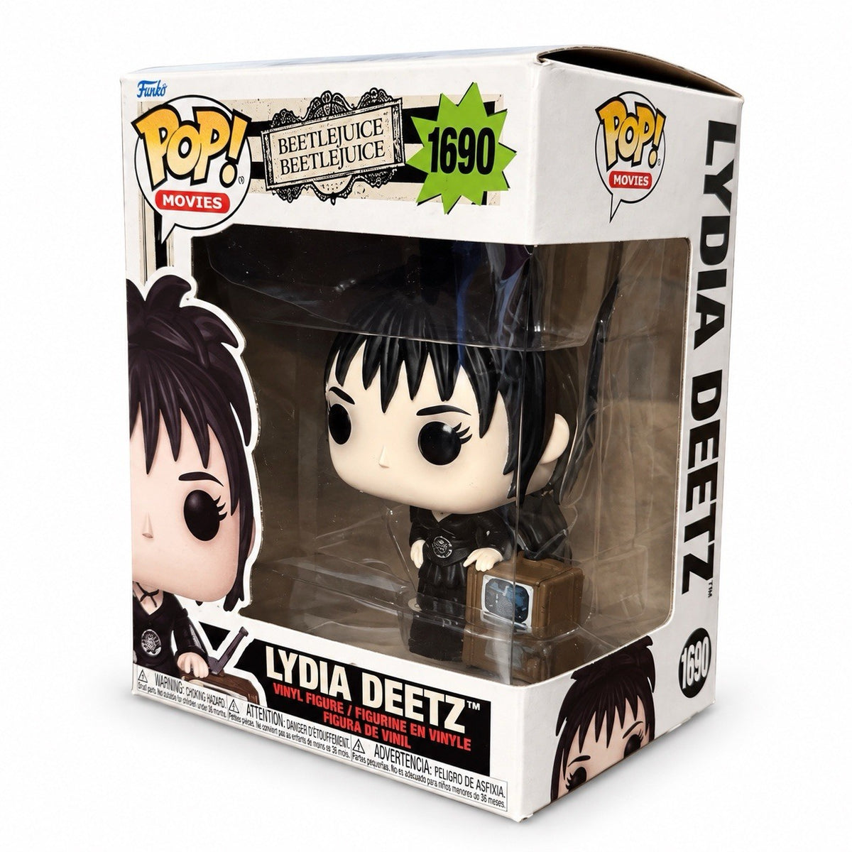 Beetlejuice 2 Lydia Deetz with TV Funko Pop! Vinyl Figure #1690 New Bj0