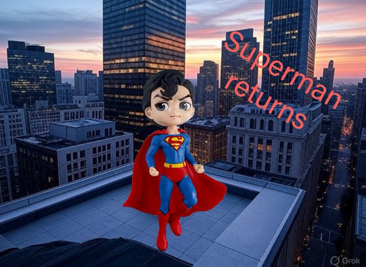 Superman  Movie Limited edition DC Comics Q Minifigure 17.5cm Figure