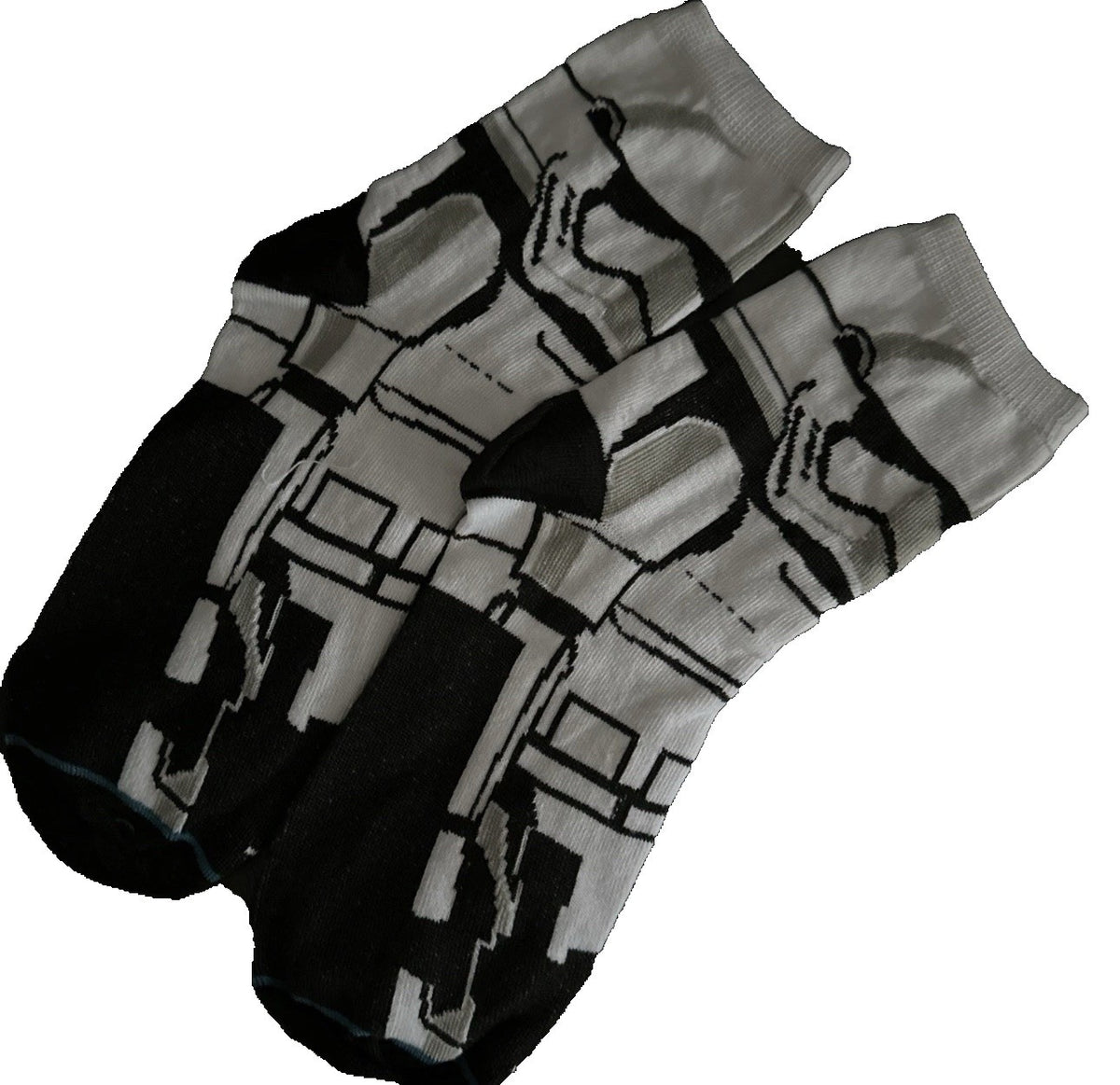 Star Wars Stormtrooper Socks One Size 4-10 Eu 37-45 Great Gift Uk Stock New0