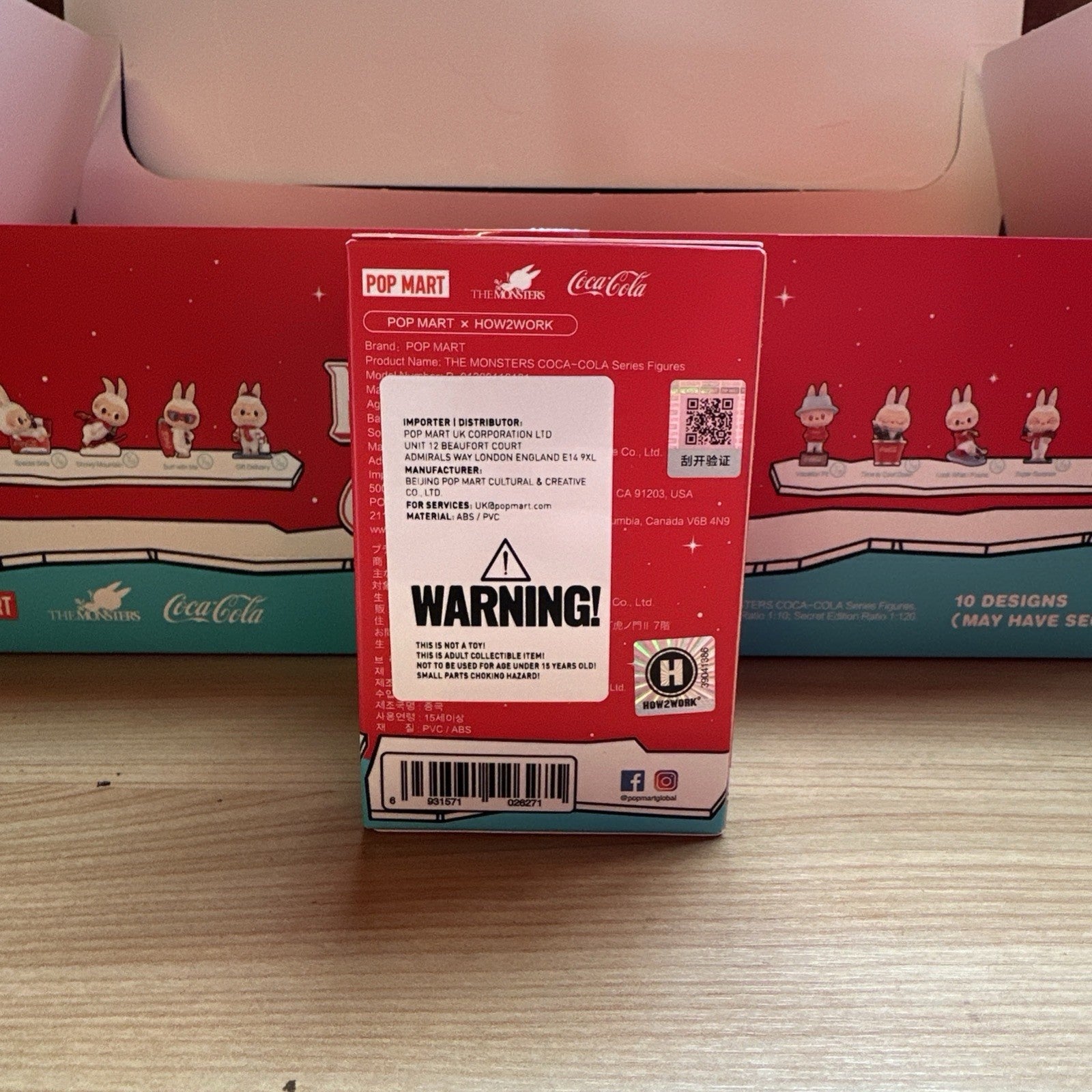 💯 Official POP MART Monsters Little Snowman Labubu  Coca-cola Series Sealed
