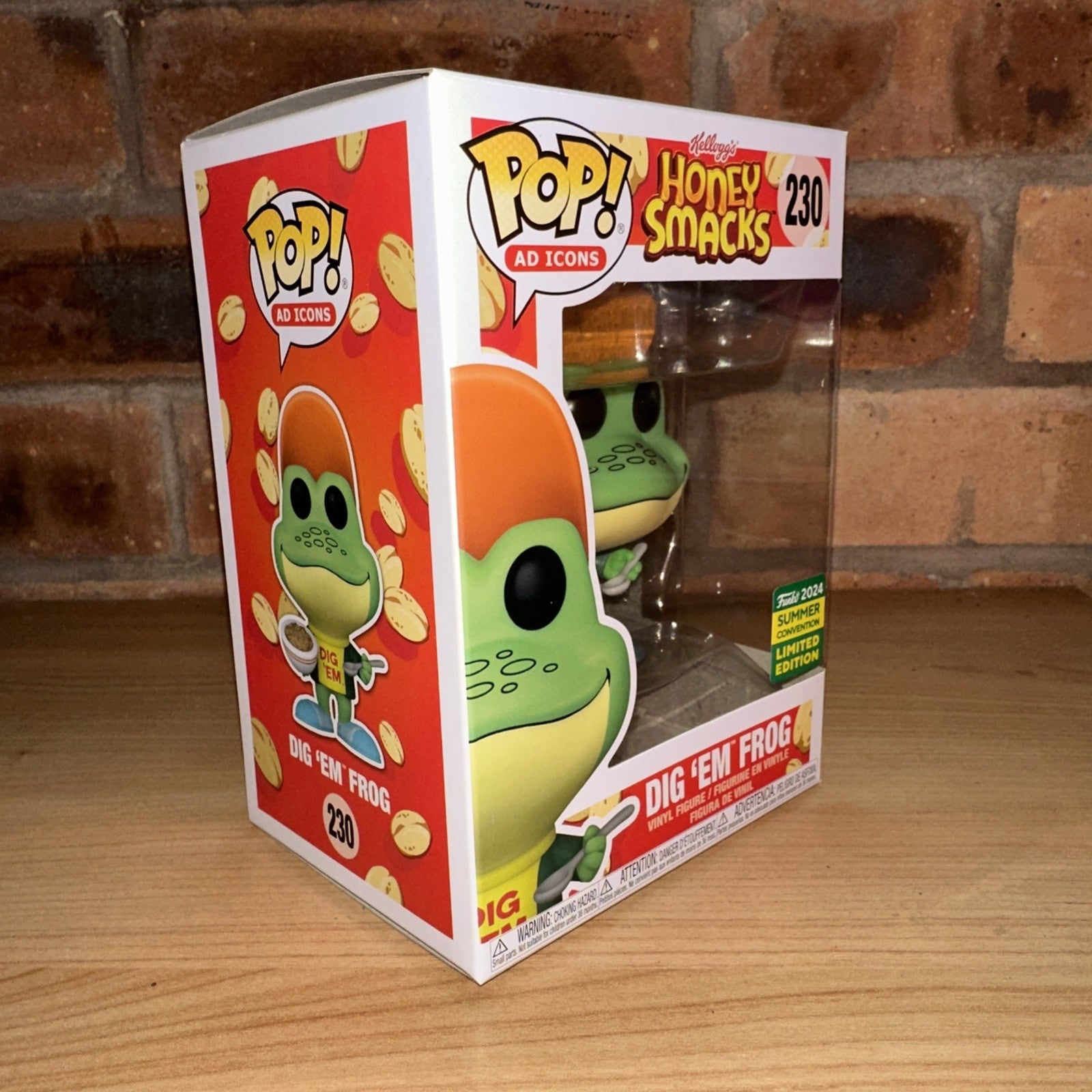 Funko Pop Dig ‘Em Frog 230-2024 Summer Convention-Limited Edition-FREE POSTAGE