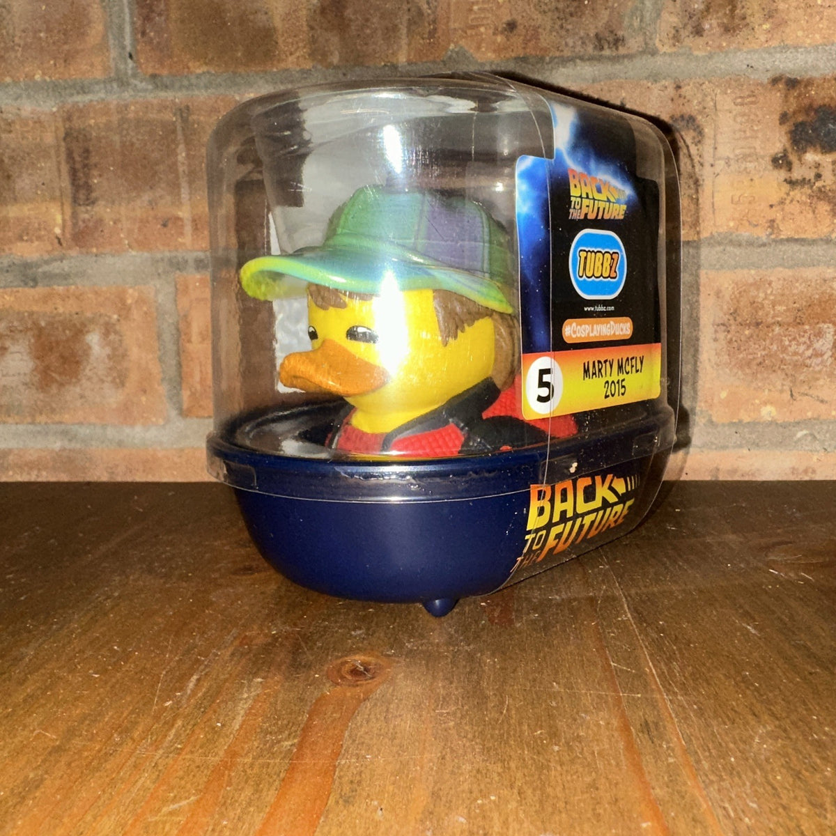 TUBBZ  duck BACK TO THE FUTURE MARTY MCFLY 2015 COLLECTIBLE DUCK - RARE 1st Ed0