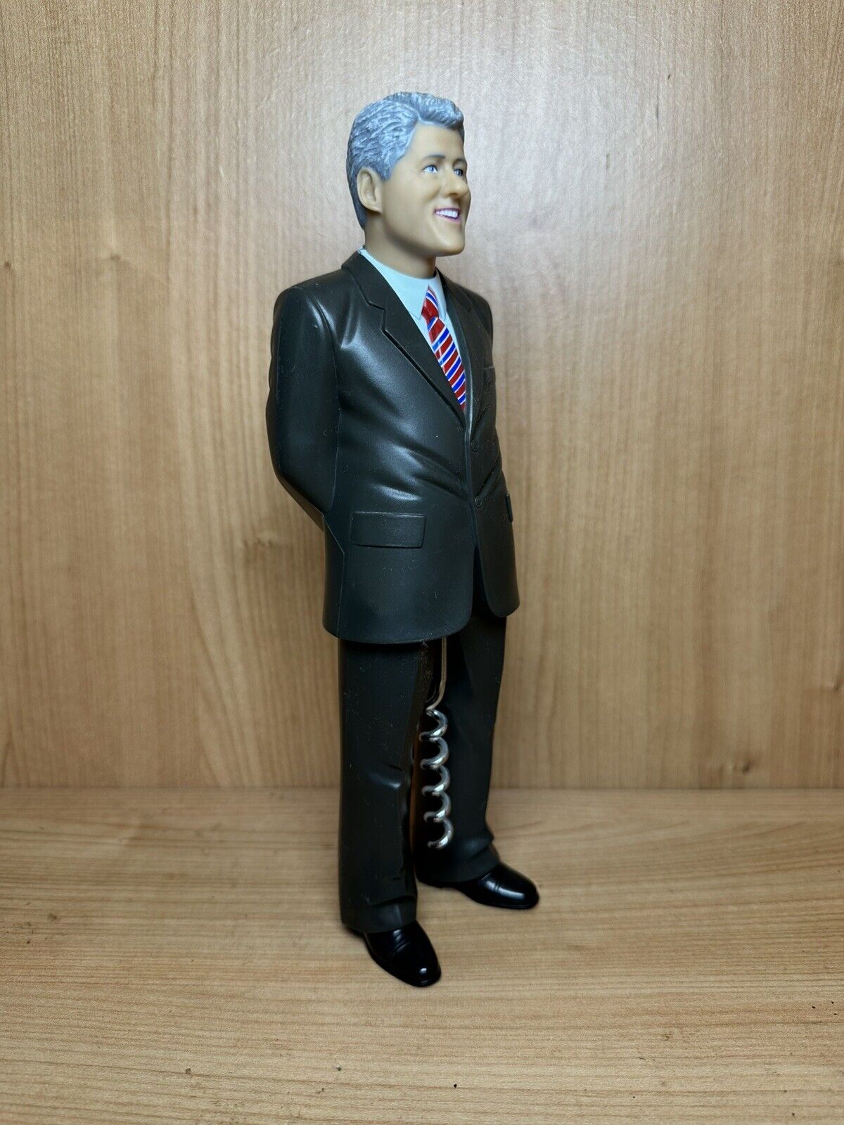 2008 Corkscrew Bill Clinton Wine Bottle Opener Gag Gift Novelty USA President