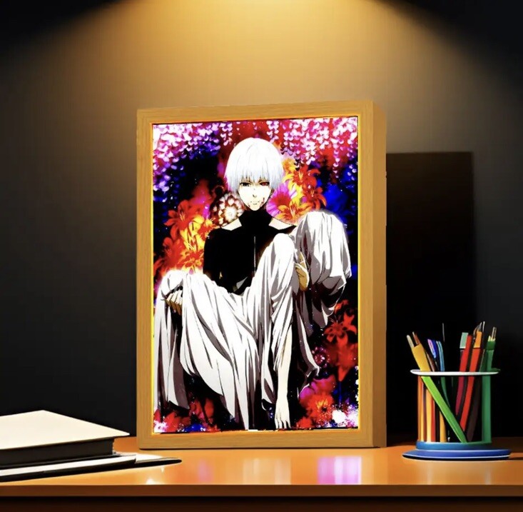 Tokyo Ghoul Anime Light Up Picture Frame LED Painting Night Light Cult2