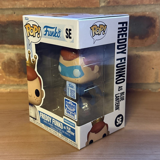 Freddy Funko As Blue Lantern Fundays 2025 Exclusive LE2000 Funko Pop W/protector