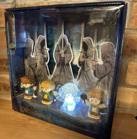 LORD OF RINGS Fisher Price Little People Collector WEATHERTOP SET LOTR Light Up