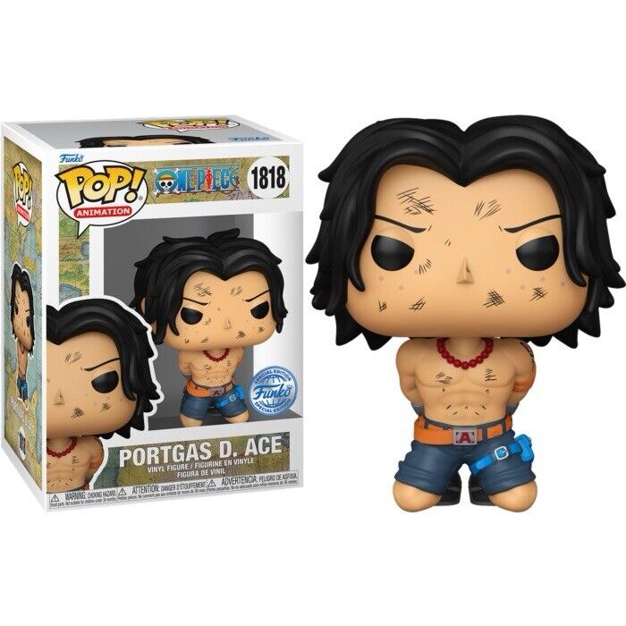 FUNKO POP! PORTGAS D. ACE EXECUTION - ONE PIECE Ltd Ed Luffy In Hand