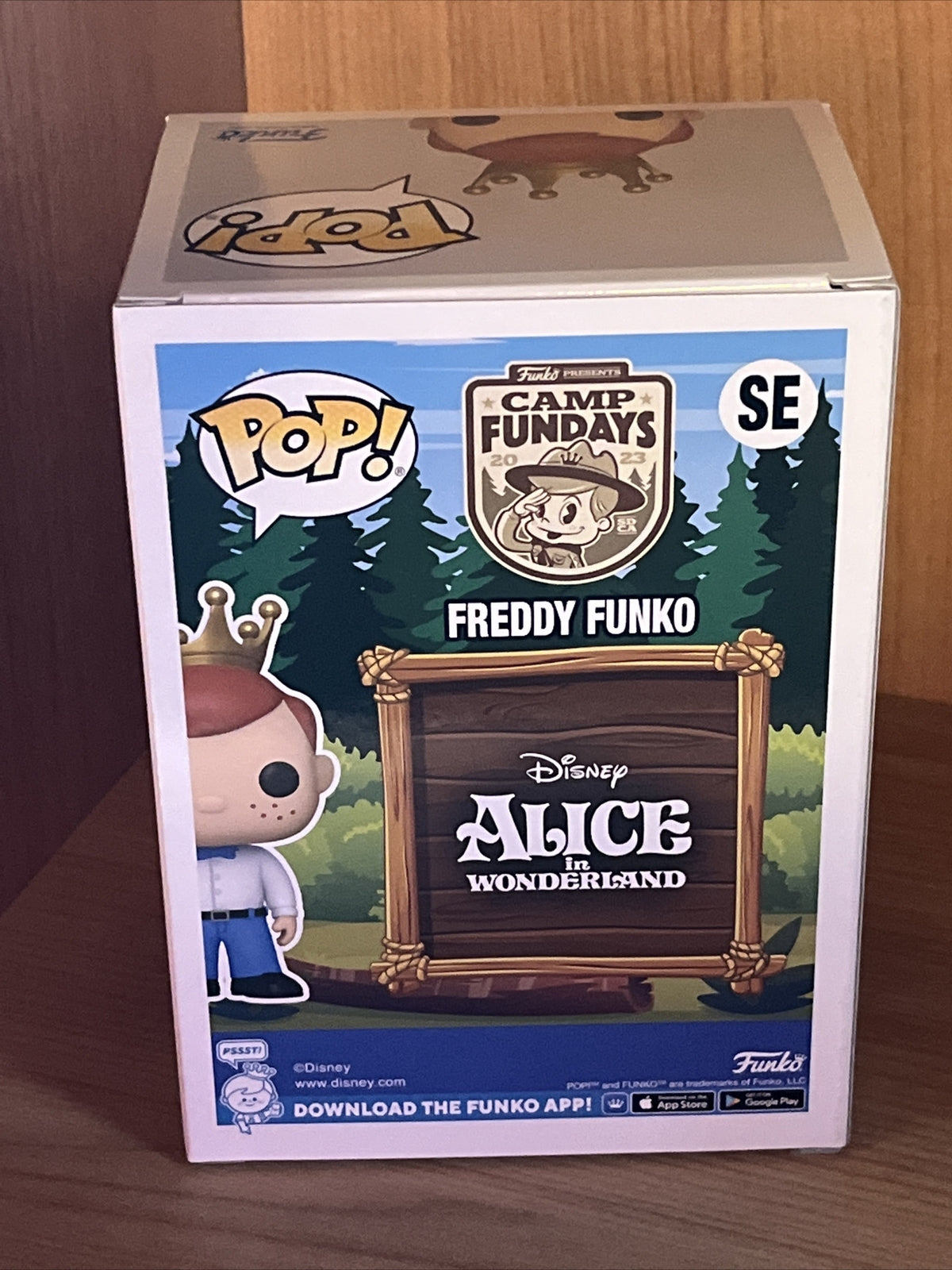 Freddy Funko as Mad Hatter Pop! CAMP FUNDAYS SDCC 2023 3500 Alice Wonderland3