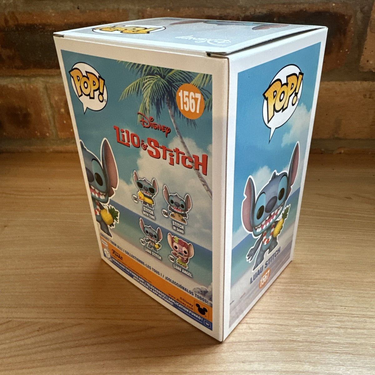 Funko POP Lilo & Stitch - Luau Stitch - Flocked With Pineapple Hot Ltd Ed2