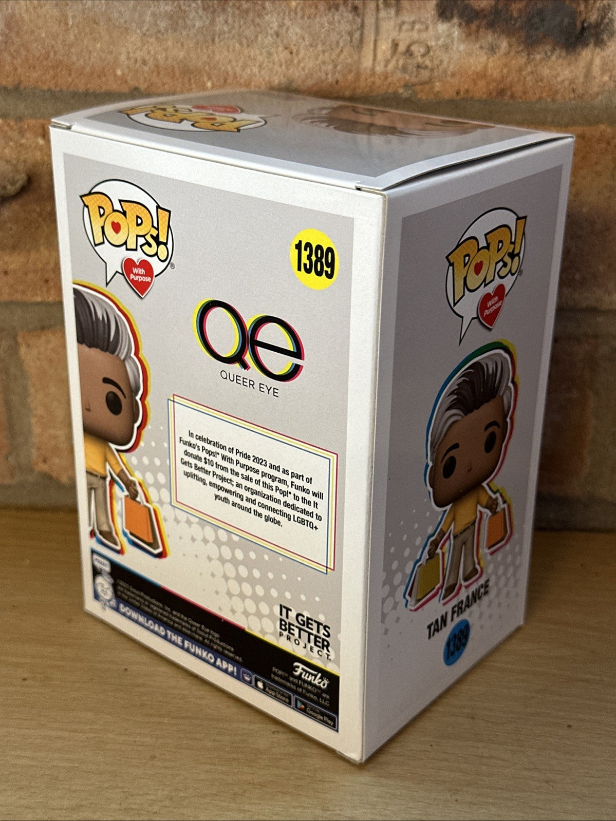 Funko Pops! With Purpose QE Queer Eye 1389 Tan France Funko Shop Exclusive2