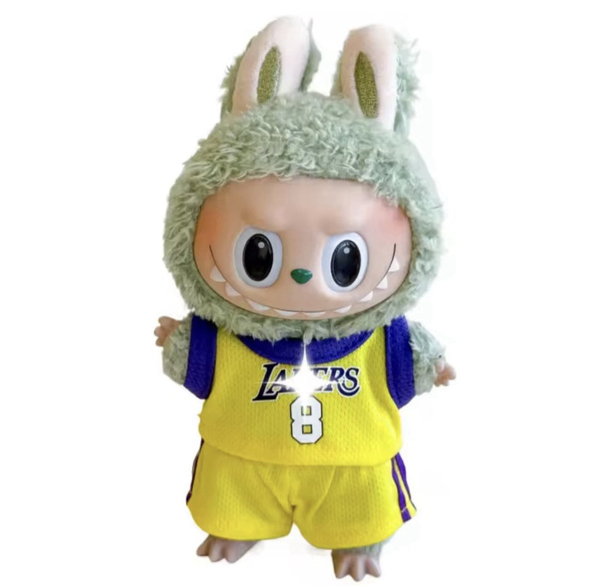 LABUBU Basketball Lakers Yellow 8 Dress Up Clothes Set No Doll Or Shoes Gift4
