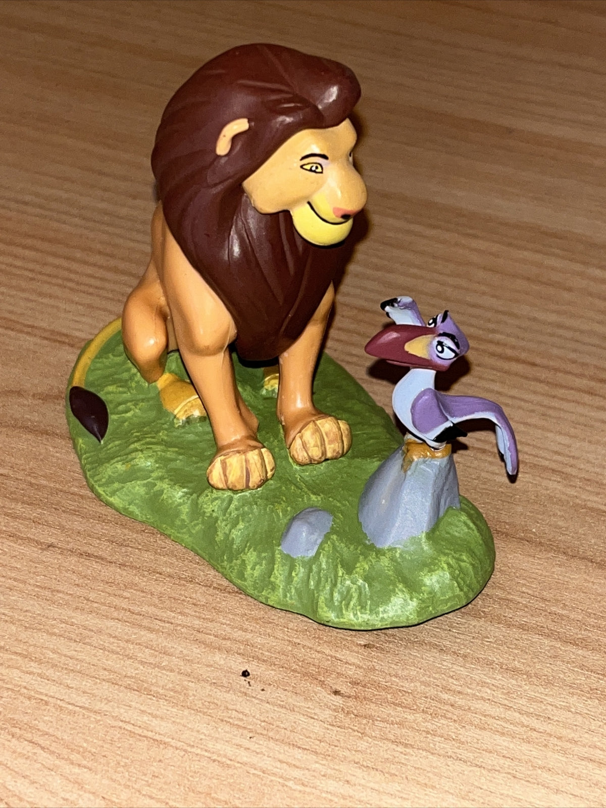 Disney The Lion King SIMBA & ZAZU 8cm Models Mufasa Action Simba Figures Vintage1