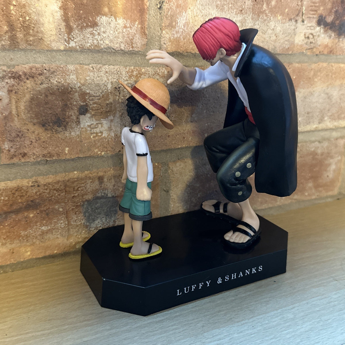 Monkey D. Luffy and Shanks One Piece Anime Figure No Box Cult Anime1