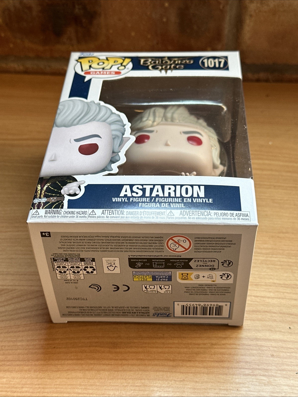 Funko Baldur's Gate 3 Astarion Vinyl Figure 1017 POP! Games Gaming Baldur