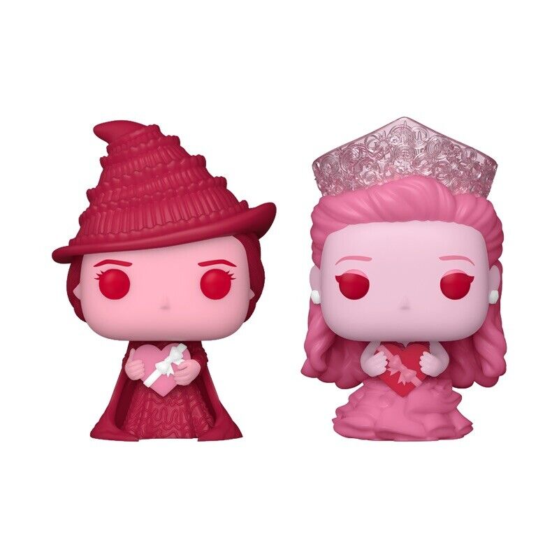 Funko Wicked (2024) Elphaba & Glinda Valentine Pocket Pop Vinyl 2-Pack In Stock