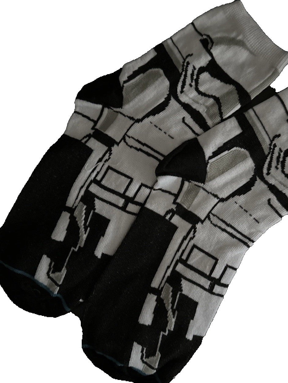 Star Wars Stormtrooper Socks One Size 4-10 Eu 37-45 Great Gift Uk Stock New1