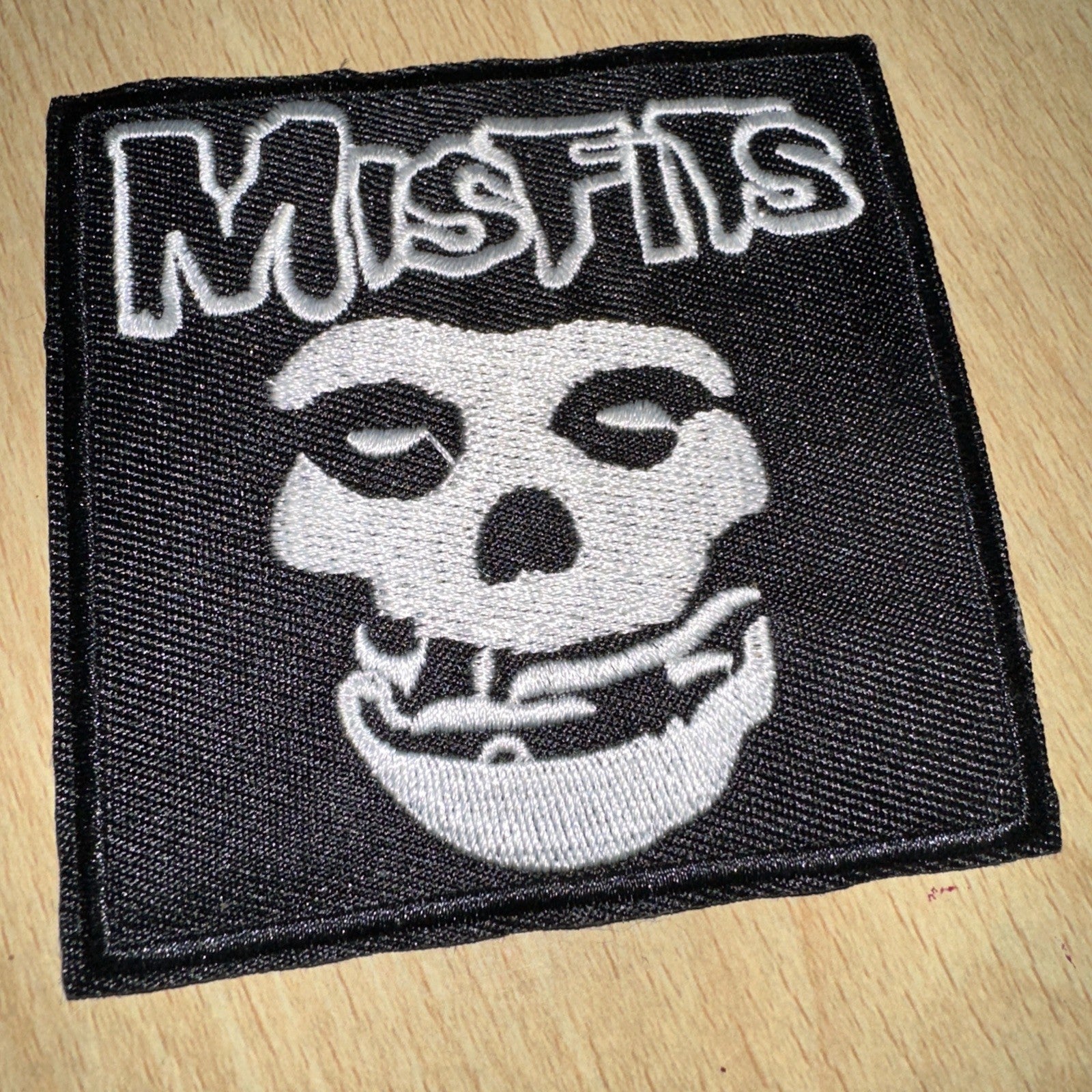 Sew Iron On Patch Misfits Music Rock Band Badge Embroidered Patches Gift
