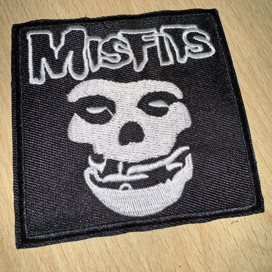 Sew Iron On Patch Misfits Music Rock Band Badge Embroidered Patches Gift