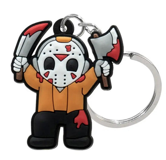 friday the 13th jason voorhees figure keyring mask keychain PVC Horror Gift New