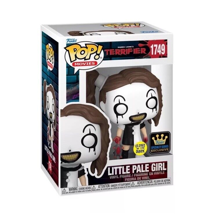 Terrifier Little Pale Girl GLOW GITD Funko Art The Clown  Speciality 1749 In Stk