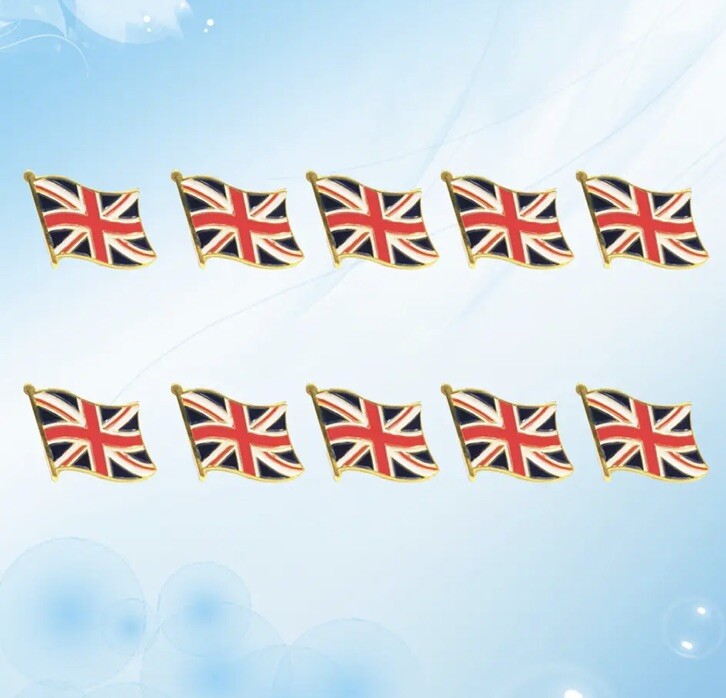 1x Union Jack UK Flag Lapel Pin Badge British Flag 0