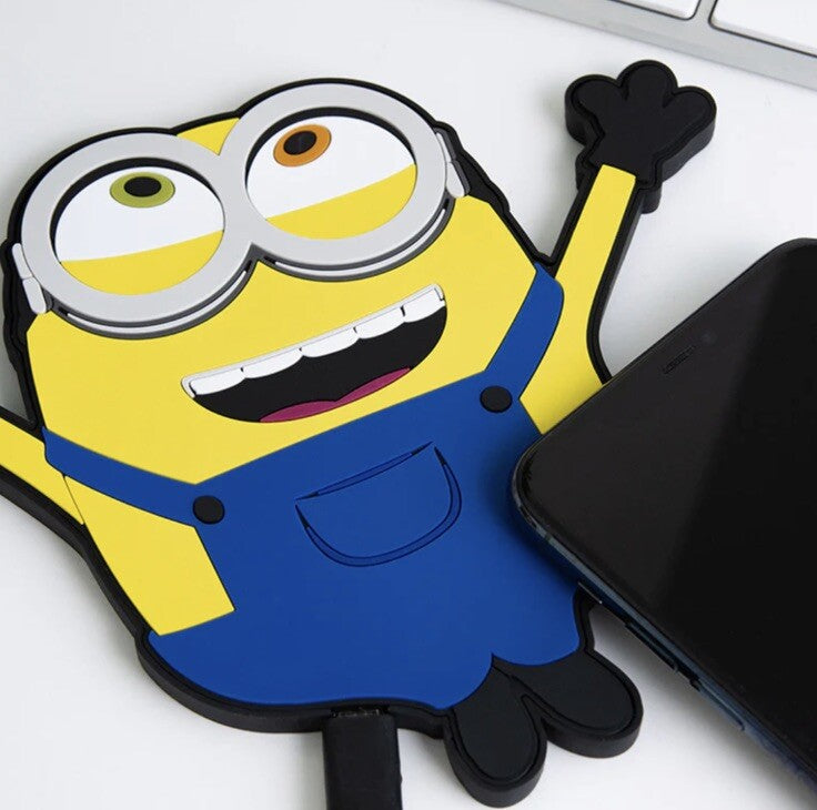  Minions Despicable Me Wireless IPhone Mobile Charger Pad MOBILES USB2