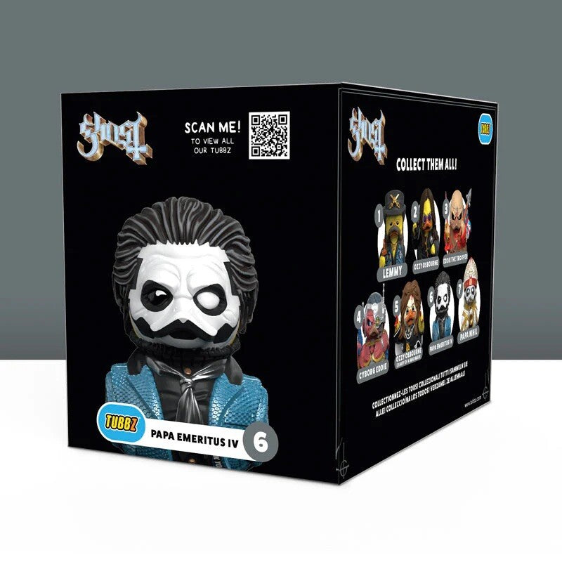  Ghost: Papa Emeritus IV Boxed tubbz Collectible Duck Official Rock Band1