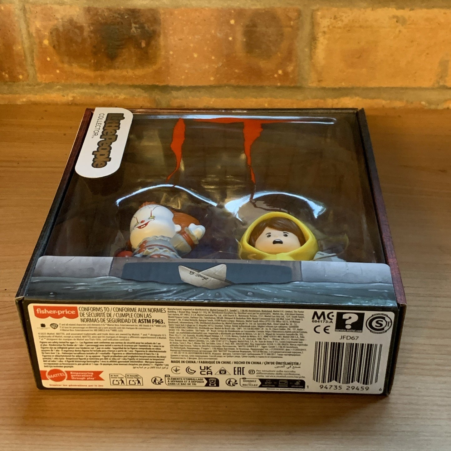 Fisher-Price Little People Collector Set IT Pennywise And Georgie Horror