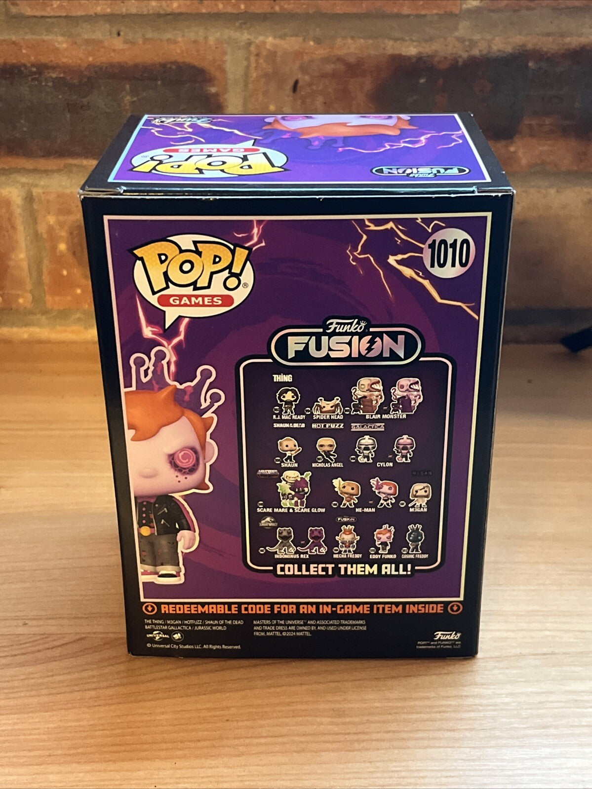 FREDDY FUNKO POP! EDDY FUNKO FUNKO FUSION Game Exclusive In STOCK NOW Code Exc2