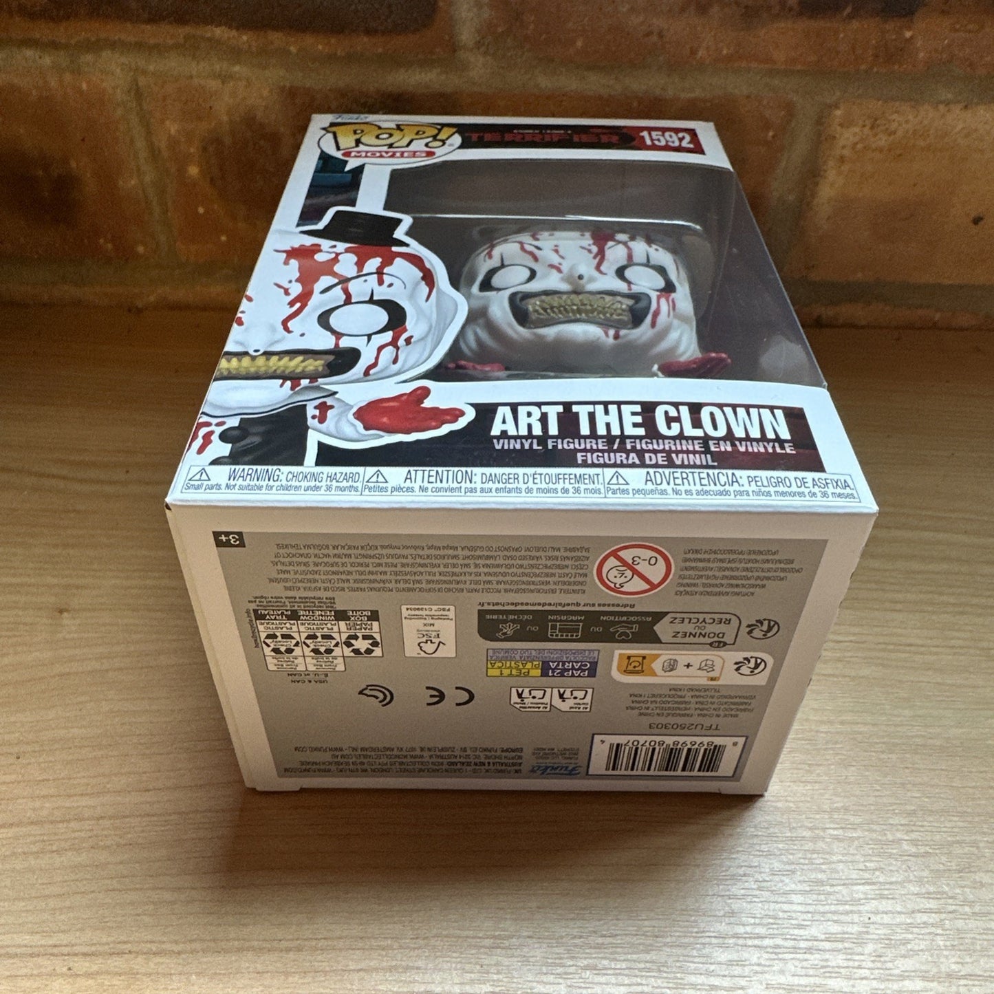 Terrifier - Art the Clown Bloody - #1592 - Movies - Funko Pop! Vinyl In Stk Now