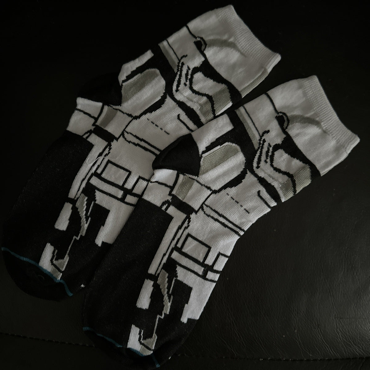 Star Wars Stormtrooper Socks One Size 4-10 Eu 37-45 Great Gift Uk Stock New2